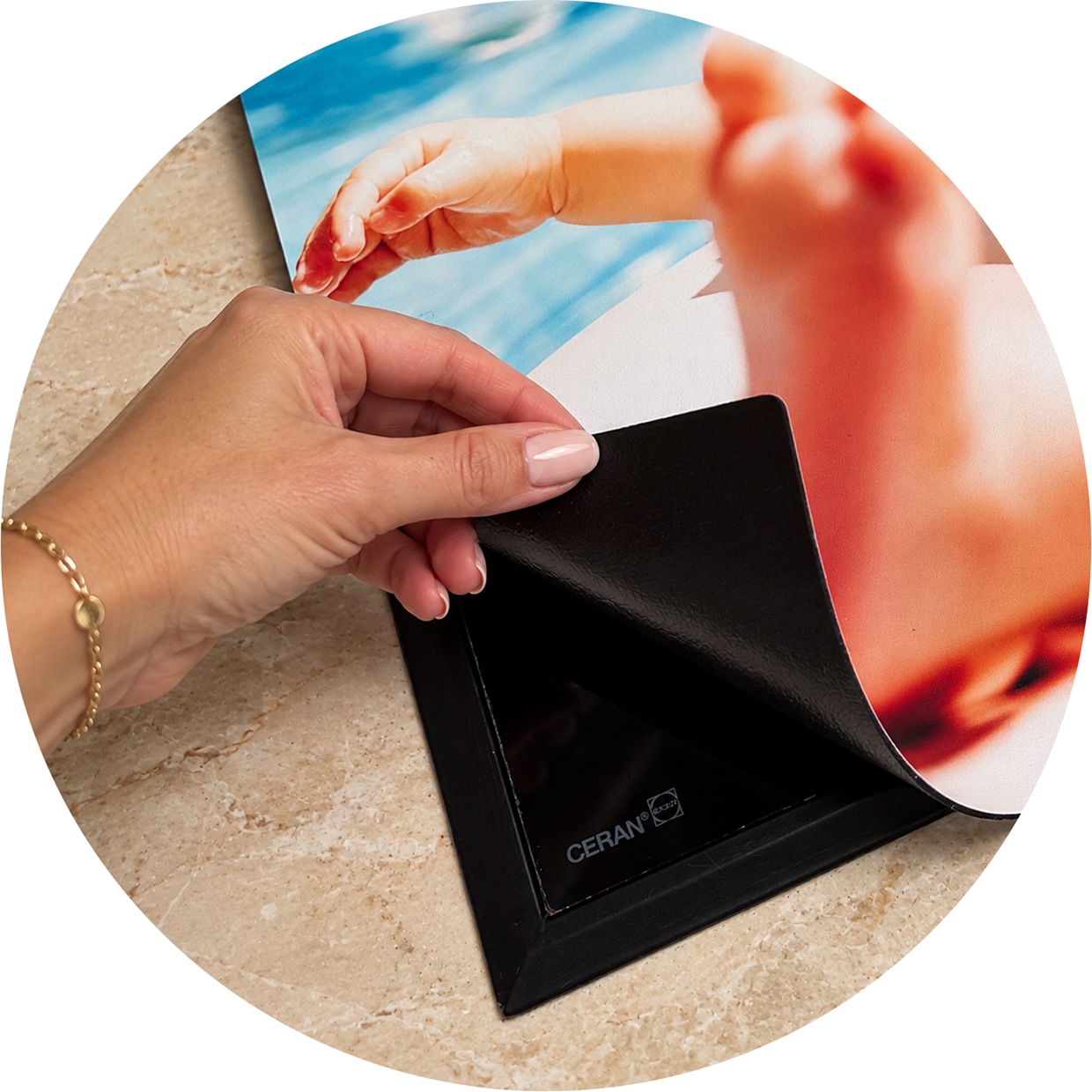 Protège-plaque à induction personnalisé, une protection décorative et élégante pour votre plaque à induction