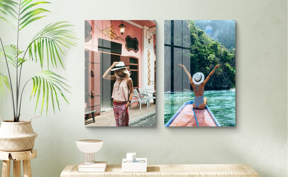 Photo imprimée sur HD Métal avec des couleurs vives et une finition brillante — durable, moderne et impressionnante.