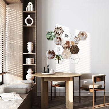 Hexagonales : toujours à leur juste place