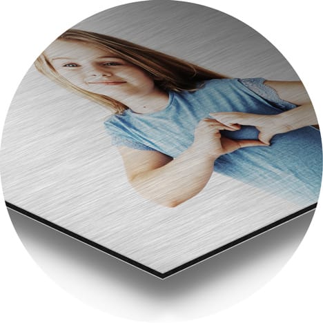 Photo sur aluminium brossé