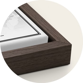 Caisse américaine en bois Chocolate oak