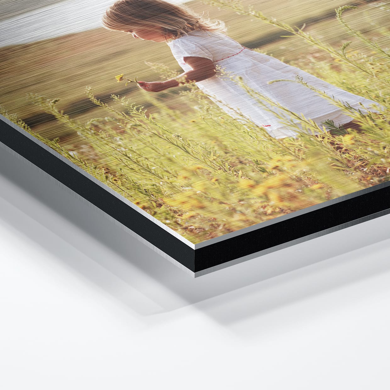 Accrocher photo sur aluminium