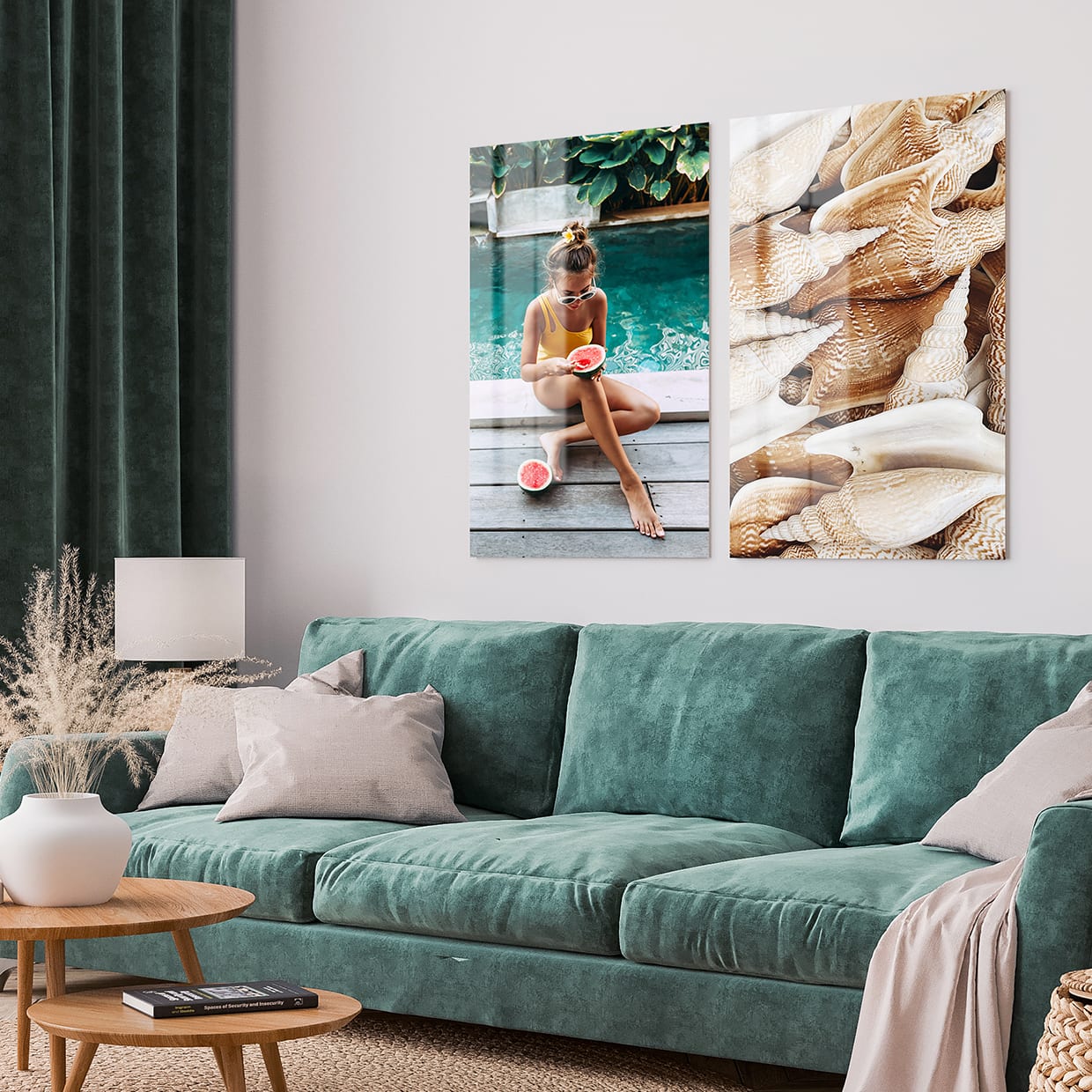 Diptyque sur aluminium